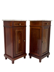 Pair of Art Nouveau Nightstands or Bedside Tables, 1900s